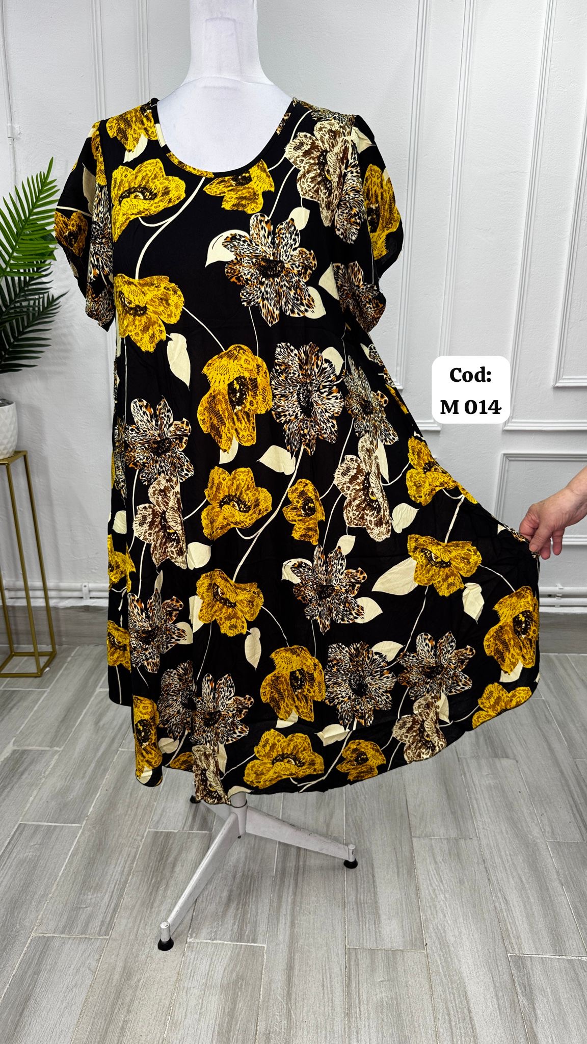Rochie XXL din Vascoza cod M 014
