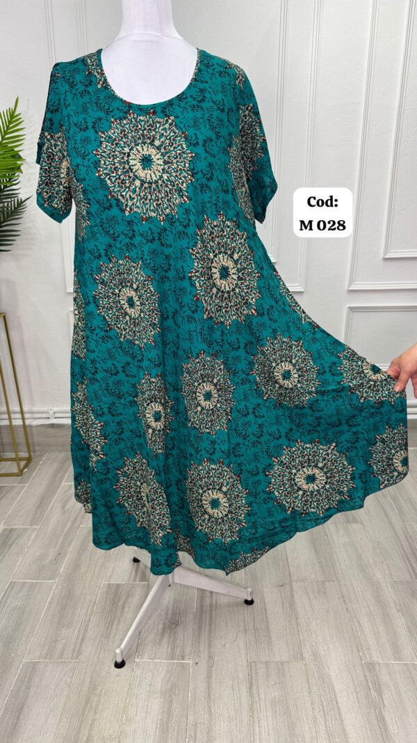 Rochie XXL din Vascoza cod M 028