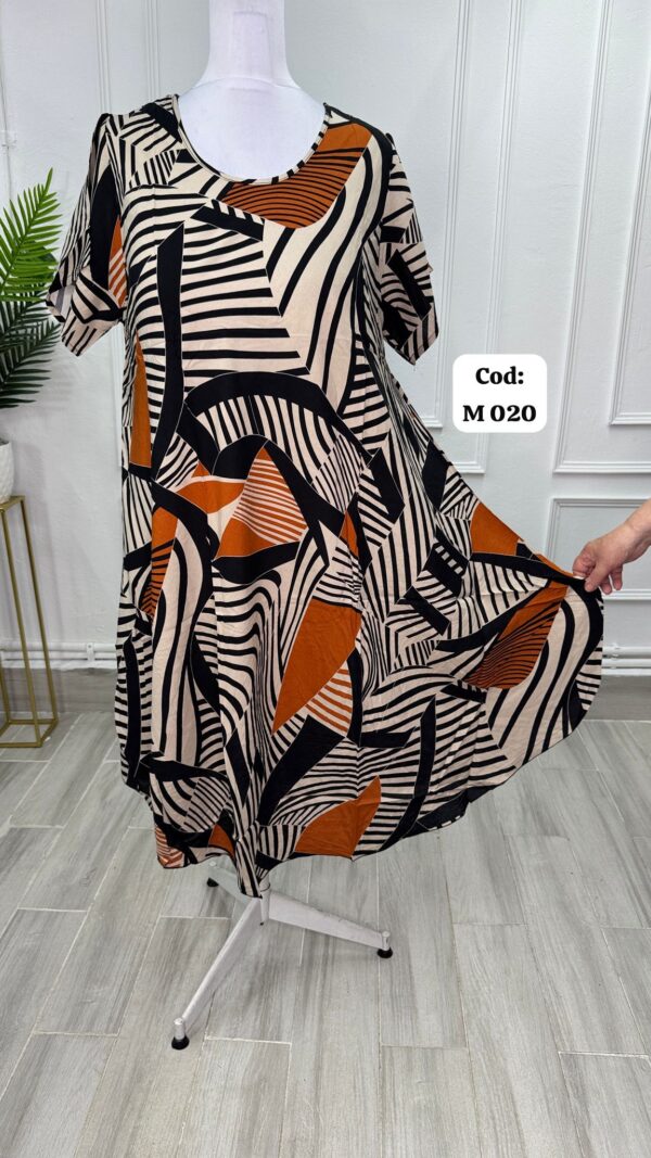 Rochie XXL din Vascoza cod M 020