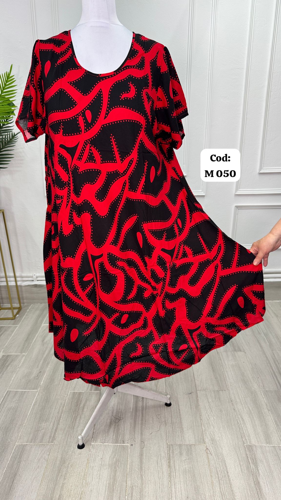 Rochie XXL din Vascoza cod M 050