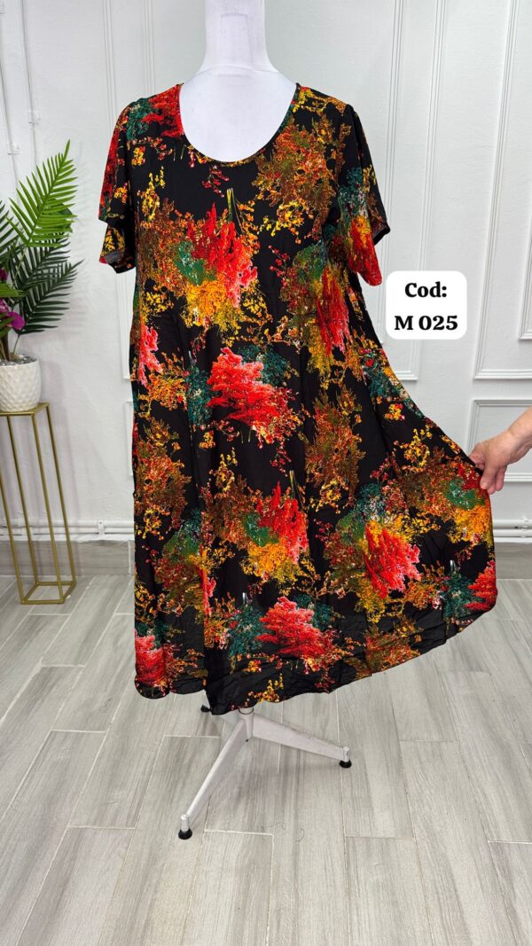 Rochie XXL din Vascoza cod M 025