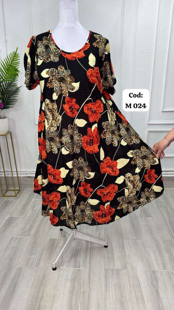 Rochie XXL din Vascoza cod M 024