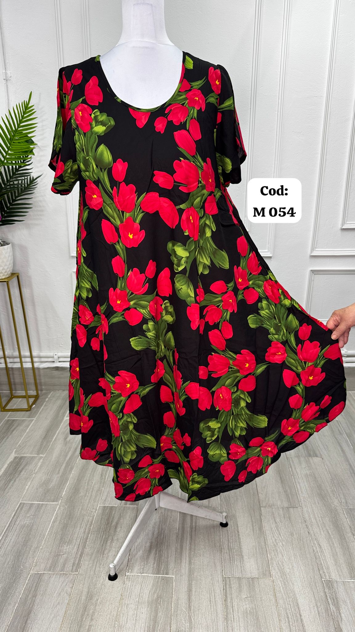 Rochie XXL din Vascoza cod M 054