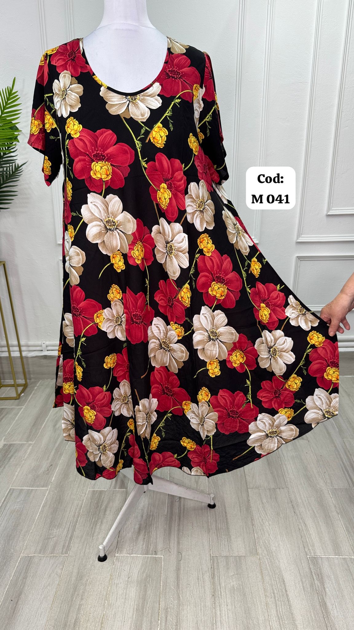 Rochie XXL din Vascoza cod M 041