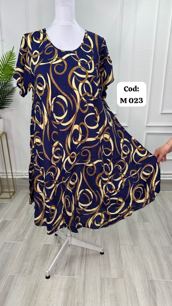 Rochie XXL din Vascoza cod M 023